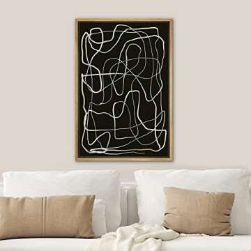 Minimalist Framed Canvas Print - Modern Wall Art