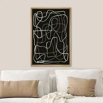 Minimalist Framed Canvas Print - Modern Wall Art