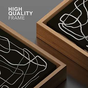 Minimalist Framed Canvas Print - Modern Wall Art