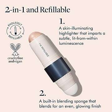 trestique Highlight Stick, Illuminator Makeup For Face, Highlighter Makeup Stick, Face Highlighter B...