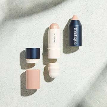 trestique Highlight Stick, Illuminator Makeup For Face, Highlighter Makeup Stick, Face Highlighter Bronzer Makeup - Refillable