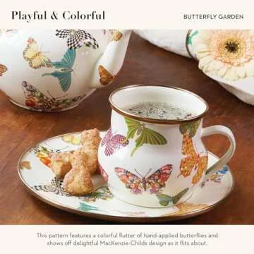 MacKenzie-Childs Enamel Tea Kettle for Creative Kitchen Charm