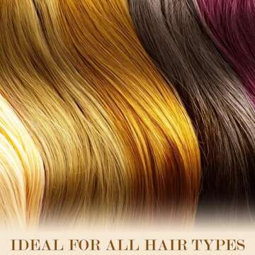 STYLEMATE Round Hair Brush for Blow Out, 1.7 Inch, Nano Thermal Ceramic & Ionic Tech, Boar Bristle, Roller Brush for Blow Drying and Styling, Includes 4 Free Clips, Gold