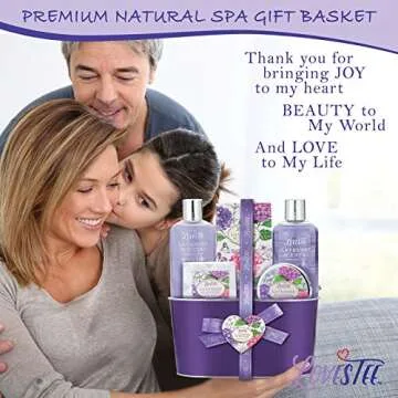 Lavender Bath Gift Sets for Women Spa Set