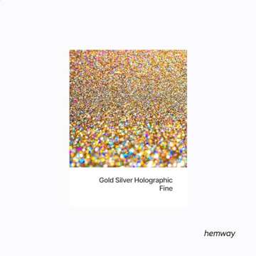 Hemway Craft Glitter 100g / 3.5oz Glitter Flakes for Arts Crafts Tumblers Resin Epoxy Scrapbook Glas...