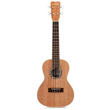 Cordoba 15CM Concert Ukulele - Hand Crafted With Mahogany Top, Back & Sides, Authentic Abalone Roset...