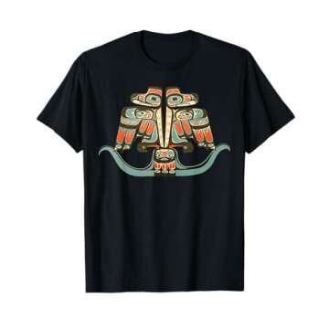 Thunderbird Northwest Haida Native American Art T-Shirt, Stylish and Comfortable for Everyone