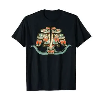 Thunderbird Northwest Haida Native American Art T-Shirt, Stylish and Comfortable for Everyone