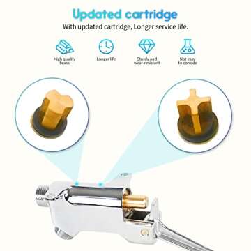 LukLoy Polished Chrome Pedal Valve for Clean Washing