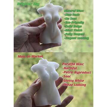 Bubble Candle and Body Candle Set - Eco-Friendly Decor