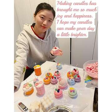 Bubble Candle and Body Candle Set - Eco-Friendly Decor