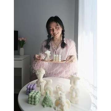 Bubble Candle and Body Candle Set - Eco-Friendly Decor