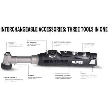 Rupes Bigfoot Nano Long Neck Battery Starter Kit