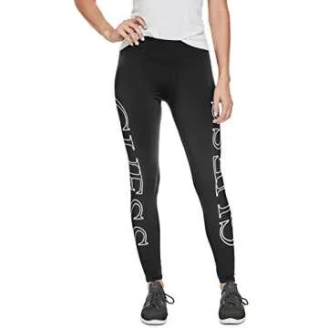 GUESS Factory Women's Manja Logo Leggings Jet Black