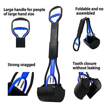 Living Express 28'' Dog Pooper Scooper for Large Dogs