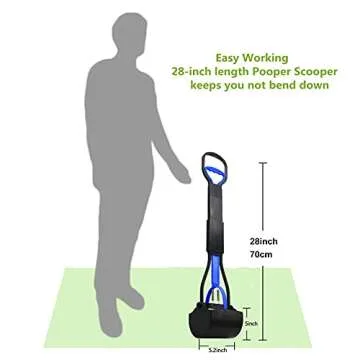 Living Express 28'' Dog Pooper Scooper for Large Dogs