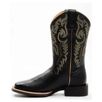 Shyanne Women's Shay Western Performance Boot Square Toe - BSWSP24P10 10 M US Black
