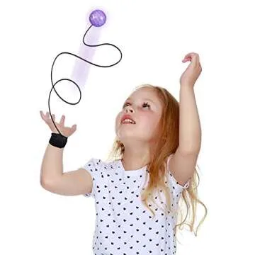 ArtCreativity Light Up Orbit Wrist Balls for Kids