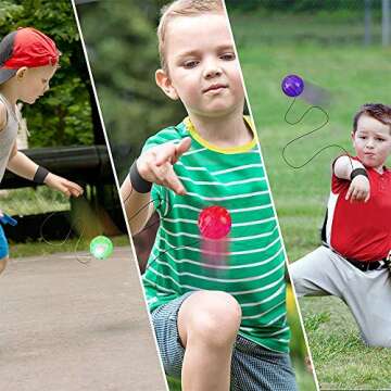 ArtCreativity Light Up Orbit Wrist Balls for Kids