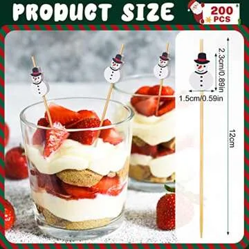 Snowman Christmas Skewers for Festive Appetizers