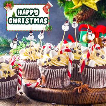 Snowman Christmas Skewers for Festive Appetizers