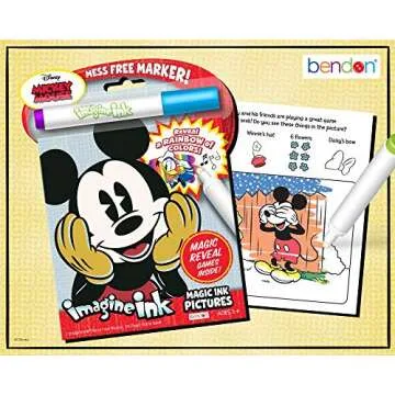 Bendon Disney 43776 Mickey Mouse Vintage Imagine Ink Magic Ink Pictures
