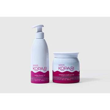 Kopari Body care Dream Team - Coconut Crush Scrub Exfoliant and Coconut Body Milk Hydration - With 100% Organic Coconut Oil, Non GMO, and Cruelty Free