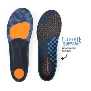 Superfeet Run Cushion Medium Arch Insoles for All Footwear