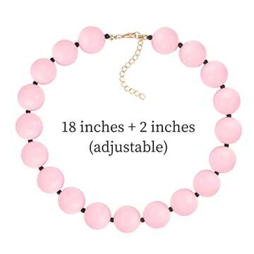 YOUGANNA Harry Colorful Beaded Choker Necklace for Fans