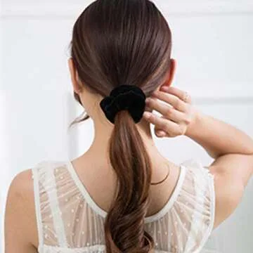 20 Pcs Hair Scrunchies Velvet Elastic Hair Bands Scrunchy Hair Ties Ropes Scrunchie for Women Girls and Ladies Hair Accessories - 20 Assorted Colors
