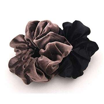 20 Pcs Hair Scrunchies Velvet Elastic Hair Bands Scrunchy Hair Ties Ropes Scrunchie for Women Girls and Ladies Hair Accessories - 20 Assorted Colors