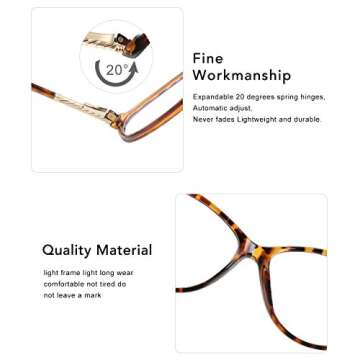 Stylish MEETSUN Cateye Blue Light Blocker Eyewear for Women