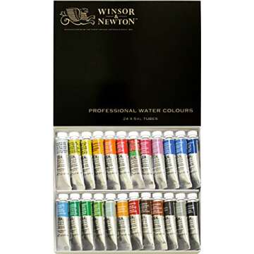 Windsor & Newton Artist Watercolor 5ml 24 Color Set
