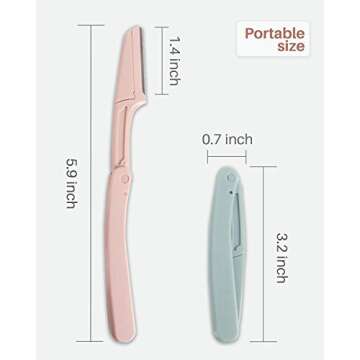 Eyebrow Razors for Women - 15 Pcs Dermaplaning Tool