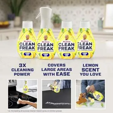 Mr. Clean Clean Freak Multi Surface Cleaning Spray Starter Kit and Refill Bundle