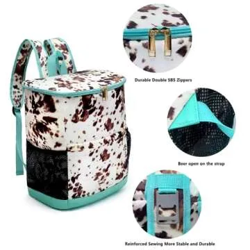 Cooler Backpack for Women with 30L Capacity and Style