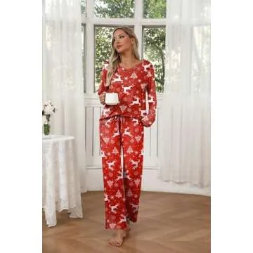 Ekouaer Luxurious Women's Pajama Set - Soft & Stylish Loungewear