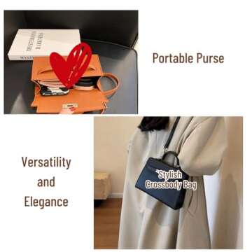 Crossbody Bags For Women PU Leather Trendy Shoulder Bag with Adjustable Strap Cross Body Bag Women's Handbags Purse (White)