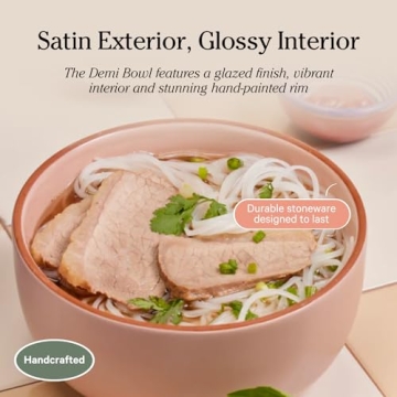 Our Place Soup Bowls - Handcrafted Ceramic Set of Four Bowl