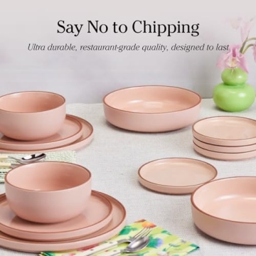 Our Place Soup Bowls - Handcrafted Ceramic Set of Four Bowl