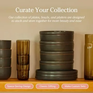 Our Place Soup Bowls - Handcrafted Ceramic Set of Four Bowl