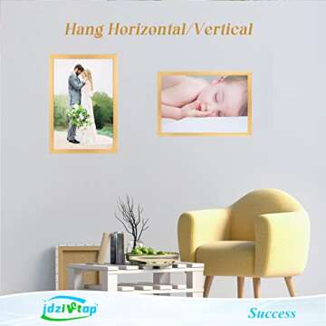 JDZIVTOP Ornate Gold 16x24 Frame 2 Pack, Antique 24x16in Canvas Poster Picture Frame Set of 2, Large Gallery Family Concert Portrait Photo Frame, Anniversary/Birthday/Wedding/Thank you/Christmas Gift