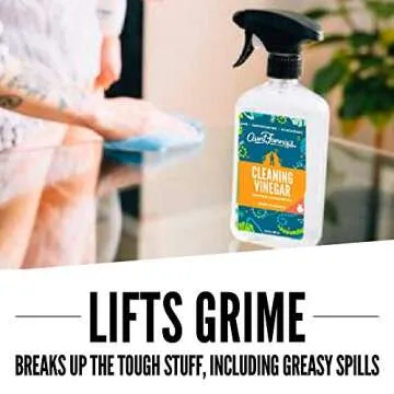 Aunt Fannie's All Purpose Cleaning Vinegar 16.9 Ounces, Multipurpose Surface Spray Cleaner (Sweet Mandarin)