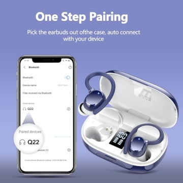 Q22 Bluetooth Sport Earbuds 128H Playtime Ergonomic Design