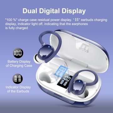 Q22 Bluetooth Sport Earbuds 128H Playtime Ergonomic Design