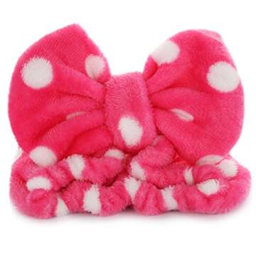 Hairizone Cosmetic Headbands: Soft Bowknot Accessory