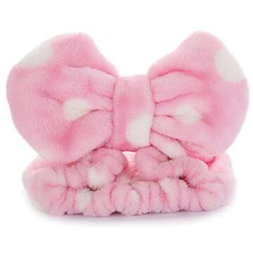 Hairizone Cosmetic Headbands: Soft Bowknot Accessory