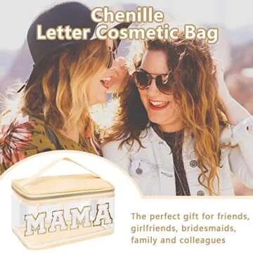 Iqimott Stylish Waterproof Clear Makeup Bag for Women