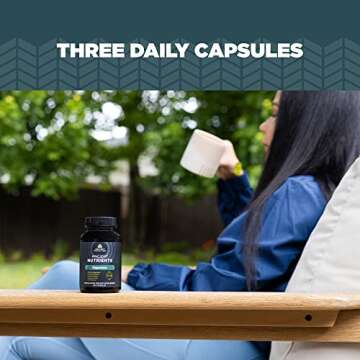 Magnesium Supplement by Ancient Nutrition, Magnesium 300mg with Vitamin D for Immune Support, Adaptogenic Herbs, Enzyme Activated, Paleo & Keto Friendly, 90 Capsules