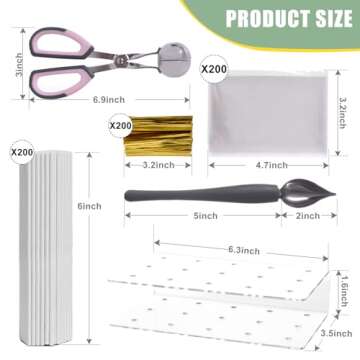 Cake Pop Maker Kit Including Lollipop Sticks and Clear Acrylic Display Stand, Metal Baller Scoop, Culinary Decorating Scooper, Clear Parcel Bags,Twist Ties